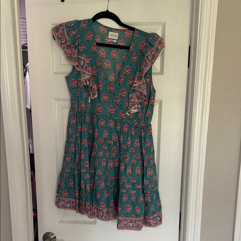 Saylor Floral Peasant Dress